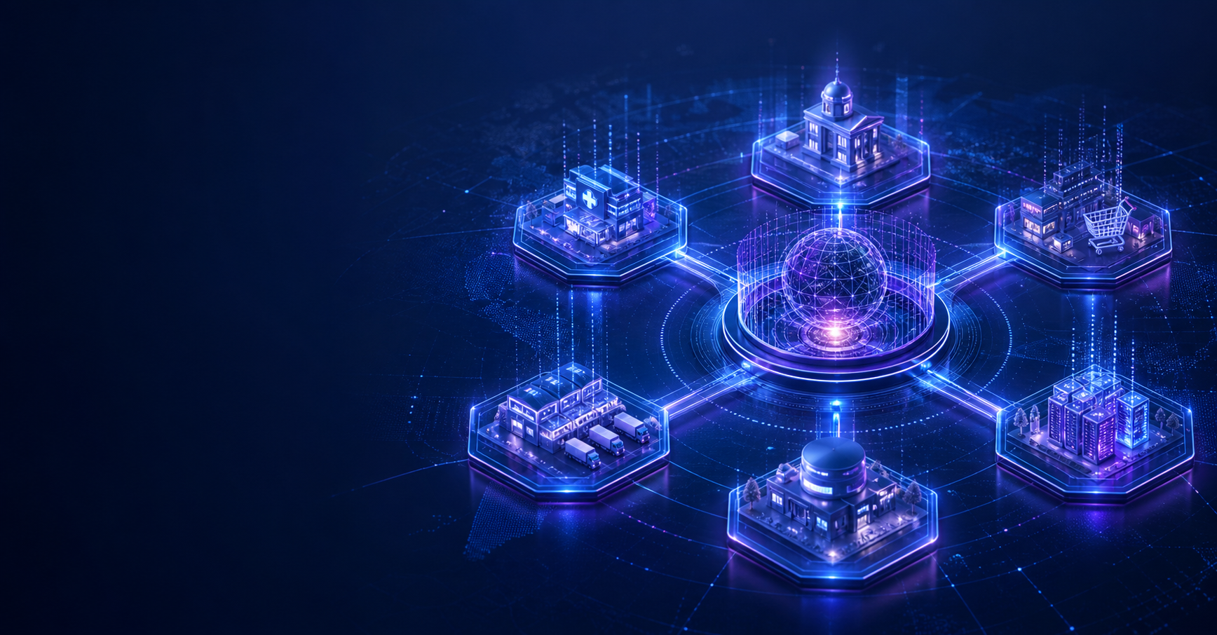 AI generated enterprise contact visual